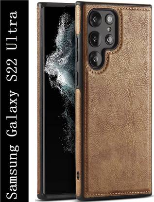 Coverskart Luxury Leather Back Cover for Samsung Galaxy S22 Ultra 5G