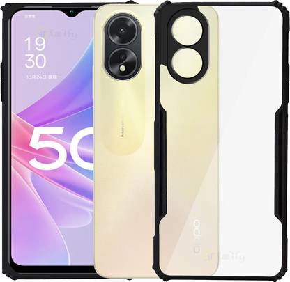 Flaaffy Back Cover for OPPO A58 5G | Camera 360 Degree Protection TPU+PC