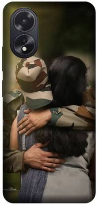 ORBIQE Back Cover for OPPO A38 ARMY, TEXTURE, ARMY UNIFORM, MILITARY, COMO, COMOFLAGE