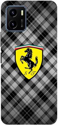DIKRO Back Cover for vivo Y01, V2166, FERRARI, CAR, SIGN, LOGO