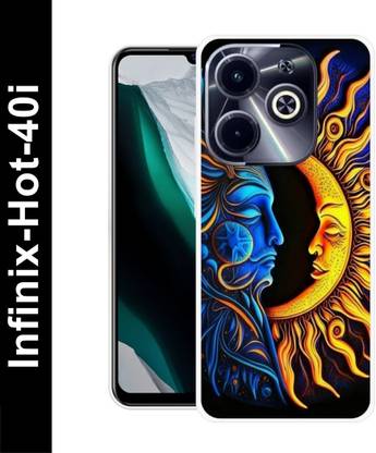 DEVLIYACASE Back Cover for Infinix Hot 40i , SUN,YELLOW,LOVE