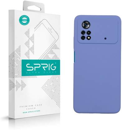 Sprig Liquid Silicone Back Cover for MI POCO X4 PRO 5G