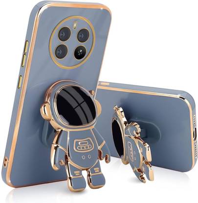 ZimniasO Back Cover for ZimniasO 3D Astronaut Holder Folding Stand Back Case Compatible With REALME 12 PLUS 5G