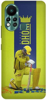 Rockyard Back Cover for Infinix Hot 11S, X6812, MS, DHONI, MAHENDER, SINGH, DHONI, CSK