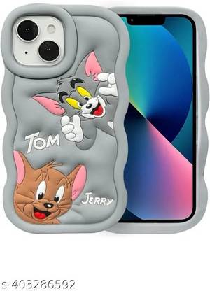 Digicase Back Cover for Ip 15 Back Cover Soft 3D Design Coffee Printed Pattern ShockProof 360° Protect