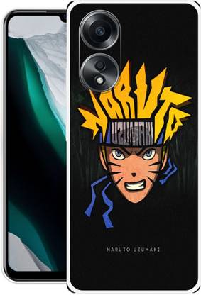 INTELLIZE Back Cover for OPPO A58 NARUTO, UZUMAKI, ANIME, NEON, GOKU