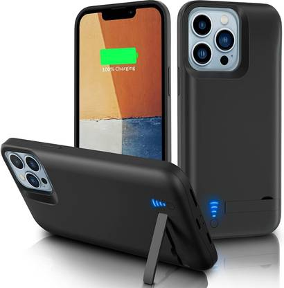 FKU Back Cover for Backup Battery Charger Case for iPhone 12/13 PRO MAX Power Bank Protection Cover (6000mAh)