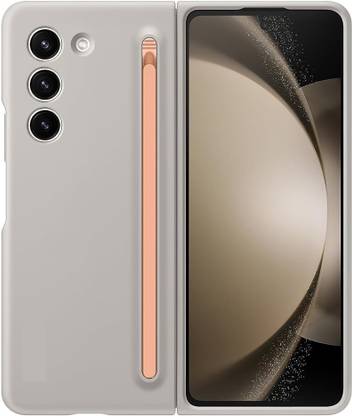 FIEUSCHE Front & Back Case for Samsung Galaxy Z Fold 5 Case Cover Matte Finish Ultra Slim with S Pen Holder