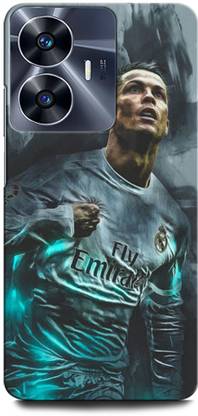 ORBIQE Back Cover for Vivo Y02 CRISTIANO RONALDO, RONALDO 7, CR, 7, FOOTBALL, SPORTS, REAL MADRID