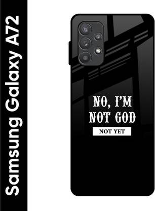 QRIOH Glass Back Cover for Samsung Galaxy A72