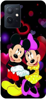 COVERJET Back Cover for IQOO Z6 5G-MICKEY- MOUSE- MINNIE- MOUSE- CARTOON
