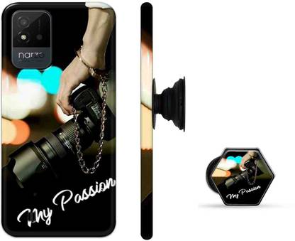 Golden Owl Back Cover for Realme Narzo 50i