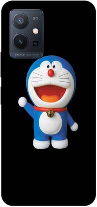 Bluvver Back Cover for Vivo T1 5G, V2141 Printed Doraemon Back Cover