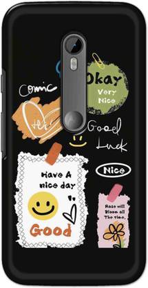 NDCOM Back Cover for Moto G3 Good Luck Nice Printed Hard Case