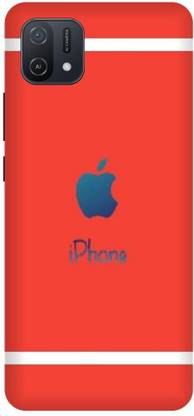 MRBE Back Cover for OPPO 16K, OPPO A16E( APPLE, THEME LOGO) PRINTED BACK COVER