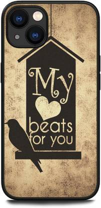 INDICRAFT Back Cover for APPLE iPhone 15 Plus MY BEATS FOR YOU, POSITIVE, LOVE, HEART