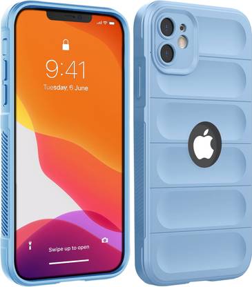 MobiLooks Back Cover for Apple iPhone 12, Hybird Armor Airbag Anti Shock Camera Protection Silicone