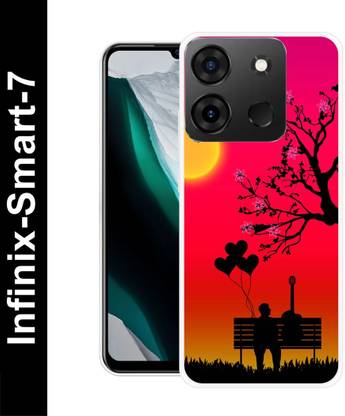 DEVLIYACASE Back Cover for Infinix Smart 7 FLOWERS, LOVE, HEART, ROSE, COUPLE, GIRL BOY