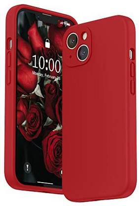 TRUEUPGRADE Back Cover for iPhone 13 Liquid Silicone Gel Rubber Bumper Case with Soft Microfiber Lining