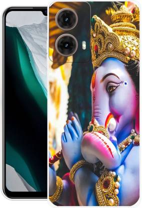 INTELLIZE Back Cover for Motorola G85 5G GANESH JI, GANPATI, LORD GANESHA, GOD