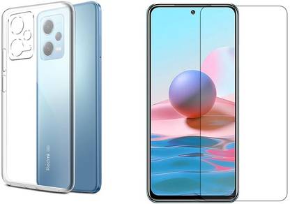NIMMIKA ENTERPRISES Back Cover for Mi Redmi Note 12 5G Back Cover & Tempered Glass