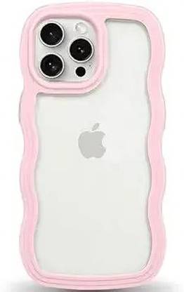 Ally Selection Back Cover for Back Cover Curly Wave Frame Clear Case Transparent Soft Silicone Cover for iphone 11 Pro