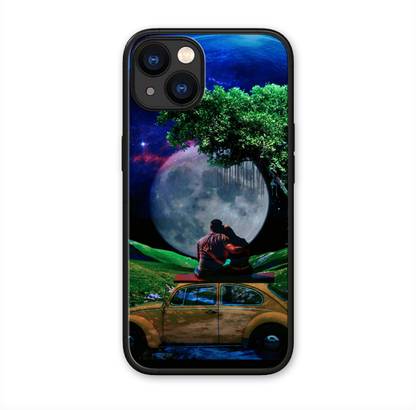 INTELLIZE Back Cover for APPLE iPhone 13 GIRL BOY, LOVER, LOVE, NATURE, COUPLE