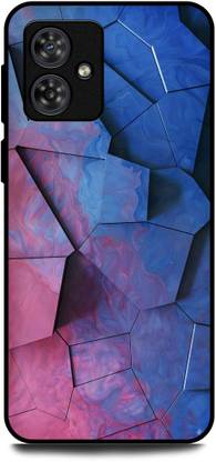 INDICRAFT Back Cover for Motorola Moto G54 5G GEOMETRY, CUBE, 3D, WALL, TEXTURE, ART, COLORFULL
