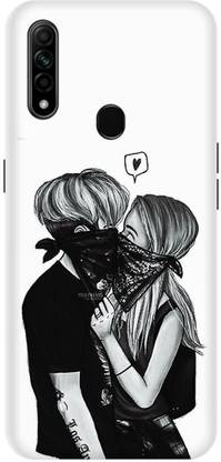 Zaplab Back Cover for Zaplab Back Cover for OPPO A31, CPH2015 Cute Girl and boy