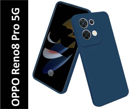Coverskart Liquid Silicone Back Cover for OPPO Reno8 Pro 5G, Silky-Soft Touch Full Body Protection Shockproof Case