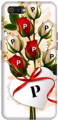 PHONE WALEY.COM Back Cover for Realme C2 , RMX1941 ,P letter,P name P word , Printed Back Cover