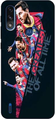 iprinto Back Cover for MOTOROLA E7 Power, Messi Printed Back Cover