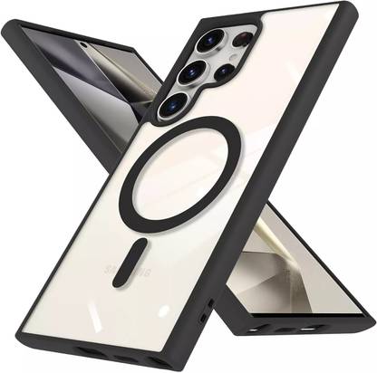 VAPRIF Back Cover for Samsung Galaxy S24 Ultra 5G, Compatible with MagSafe | Not Yellowing & Scratch-Resistant