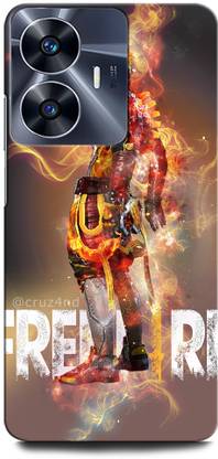 ORBIQE Back Cover for Vivo Y02T FREEFIRE, JUEGO, GUN, METAL, FIRE, BACKGROUND, GAME, ARMY