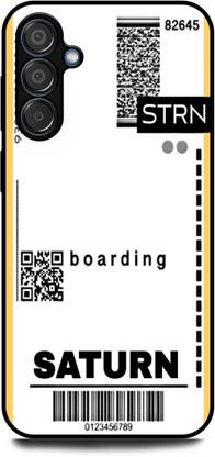 WallCraft Back Cover for SAMSUNG Galaxy M16 5G (SATURN, BORADING PASS, STICKER, FLIGHT TICKET