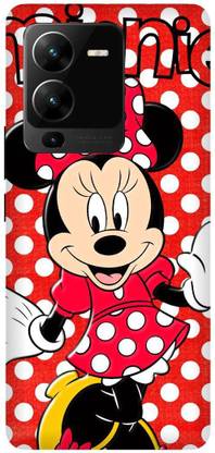 JUGGA Back Cover for vivo V25 Pro 5G, V2158, MICKEY, MOUSE, MINNIE, MOUSE, DOLL, TEDDY, LOVE