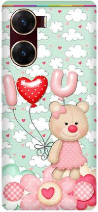 play fast Back Cover for vivo V29e 5G, V2303, TEDDY, BEAR, DOLL, CARTOON, ART