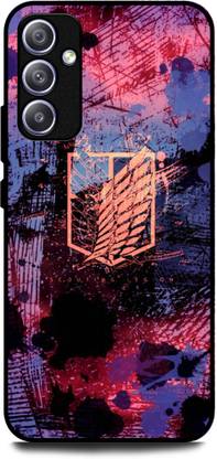 INDICRAFT Back Cover for SAMSUNG Galaxy A54 5G (ANIME, AOT, ART, TEXTURE, ABSTRACT, COLORFUL, WALL )
