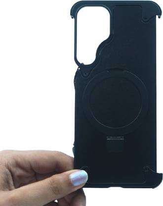 MILLION CASES Back Cover for Samsung Galaxy S23 Plus Pivot Metal Matte Armor Kickstand Case