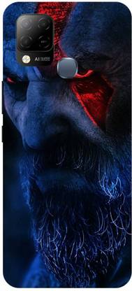 FRONK Back Cover for Infinix Hot 10S, X689, GOD, OF, WAR, GAME, KRATOS