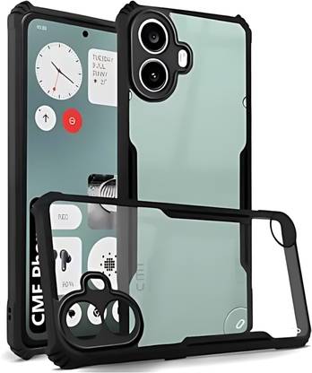 Techforce Back Replacement Cover for CMF by Nothing Phone 1, CMF Phone 1, Transparent Hybrid Back Case Back case For Mobile Cover