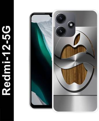 DEVLIYACASE Back Cover for Redmi 12 5G APPLE LOGO, APPLE, SIGN APLLE EMBLEM, IPHONE