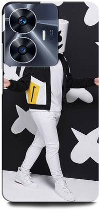 ORBIQE Back Cover for Vivo Y02T MARSHMELLO, DJ, EDM, MUSIC, SMILEY, FUNNY