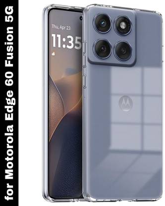 MobieGenie Back Cover for Motorola Edge 60 Fusion 5G, Moto Edge 60 Fusion 5G (Soft and Flexible)