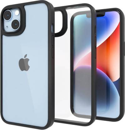 alfa traders Back Cover for Crystal Fusion Clear Case for iPhone 14 Back Cover Case