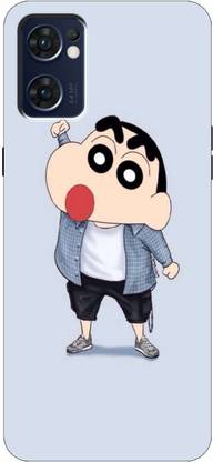 इकत आर्ट Back Cover OPPO Reno7 5G, CPH2371 shinchan Back Cover के लिए