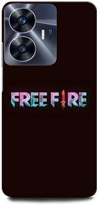 ORBIQE Back Cover for Vivo Y02 FREEFIRE, JUEGO, GUN, METAL, FIRE, BACKGROUND, GAME, ARMY
