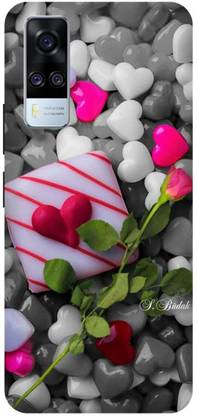 play fast Back Cover for vivo Y51, V2030, LOVE, COUPLE, LOVERS, HEART, PINK, HEART