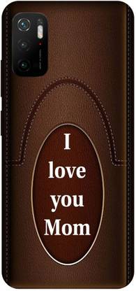 Voleano Back Cover for POCO M3 PRO 5G, MAA AND PAA, MOM DAD, LOVE, PARENTS, BLACK, MOM AND DAD