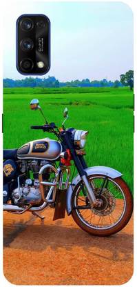 ADZIRE Back Cover for realme 7 Pro, RMX2170, ROYAL, ENFIELD, BULLET, BIKE, LOVER, RACER